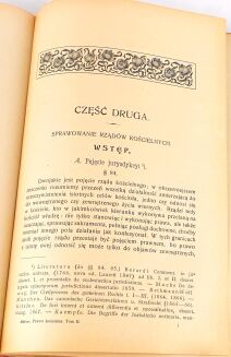 RITTNER- PRAWO KOŚCIELNE I KATOLICKIE T. 1-2. Lwów 1907 - 6