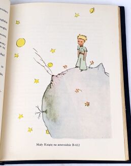 ANTOINE DE SAINT-EXUPERY - MAŁY KSIĄŻĘ wyd.1967r. skórzana oprawa artystyczna - 7