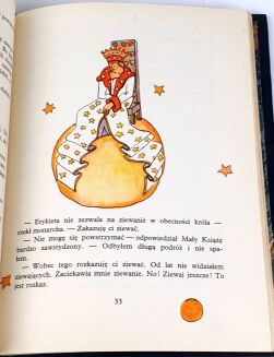 ANTOINE DE SAINT-EXUPERY - MAŁY KSIĄŻĘ wyd.1967r. skórzana oprawa artystyczna - 8