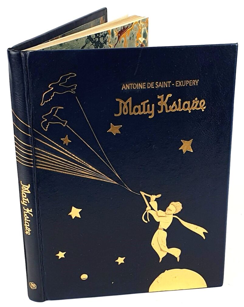 ANTOINE DE SAINT-EXUPERY - MAŁY KSIĄŻĘ wyd.1967r. skórzana oprawa artystyczna