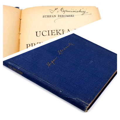 ŻEROMSKI - UCIEKŁA MI PRZEPIÓRECZKA wyd.1, dedykacja Autora