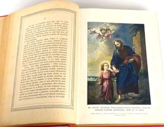 BAYERLE - OBRAZKI ŚWIĄTECZNE KOŚCIOŁA RZYMSKO-KATOLICKIEGO 1898, efektowna oprawa - 7