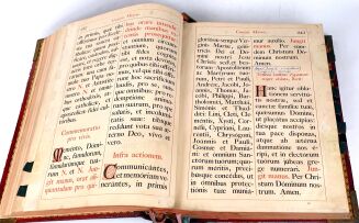 [MSZAŁ RZYMSKI] MISSALE ROMANUM EX DECRETO SACROSANCTI CONCILII TRIDENTINI 1875 oprawa - 8