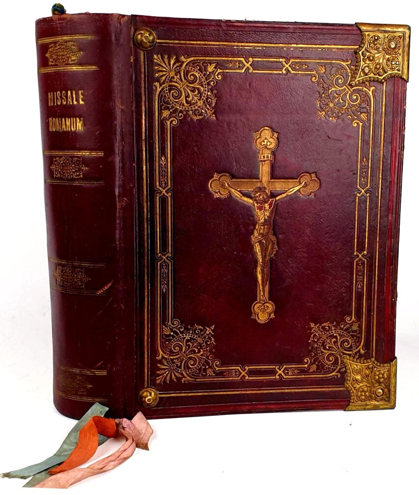 [MSZAŁ RZYMSKI] MISSALE ROMANUM EX DECRETO SACROSANCTI CONCILII TRIDENTINI 1875 oprawa