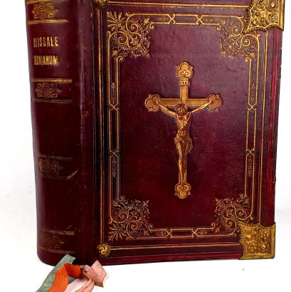 [MSZAŁ RZYMSKI] MISSALE ROMANUM EX DECRETO SACROSANCTI CONCILII TRIDENTINI 1875 oprawa