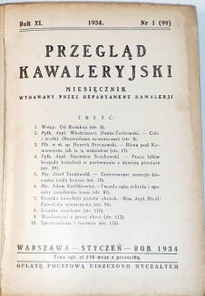 DUNIN-ŻUCHOWSKI - PRZEGLĄD KAWALERYJSKI R.11, 1934 - 6