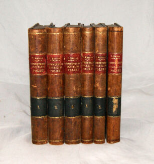 KORZON- WEWNETRZNE DZIEJE POLSKI ZA ST. AUGUSTA wyd. 1987r. t. I-VI [komplet] półskórek - 2