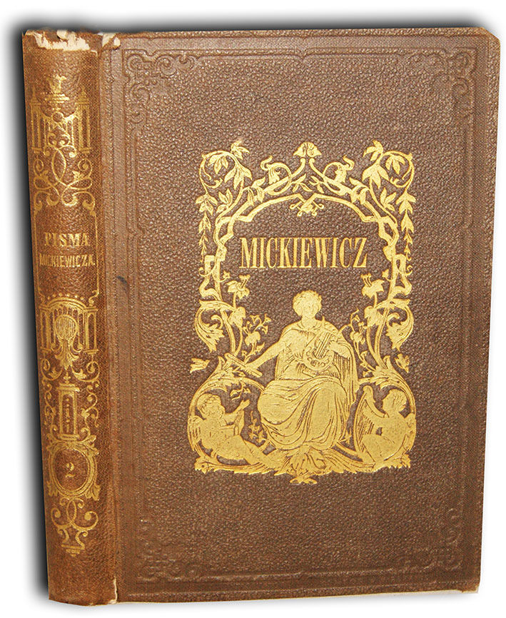 MICKIEWICZ- PISMA wyd.1858r. rycina