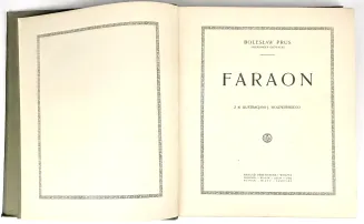 PRUS- FARAON- ilustracje HOLEWIŃSKI - OPRAWA - 3