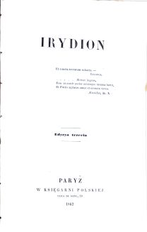 KRASIŃSKI- POEZYE. Zbiór paryskich wadań 1862-3 - 9