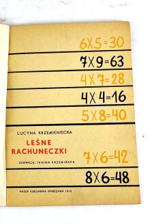 KRZEMIENIECKA- LEŚNE RACHUNECZKI wyd. 1970 - 3