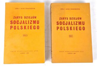 CIOŁKOSZOWIE - ZARYS DZIEJÓW SOCJALIZMU POLSKIEGO t.1-2 [komplet] Londyn 1966-1972 - 2