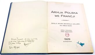 SIEROCIŃSKI- ARMJA POLSKA WE FRANCJI wyd.1929 - 4