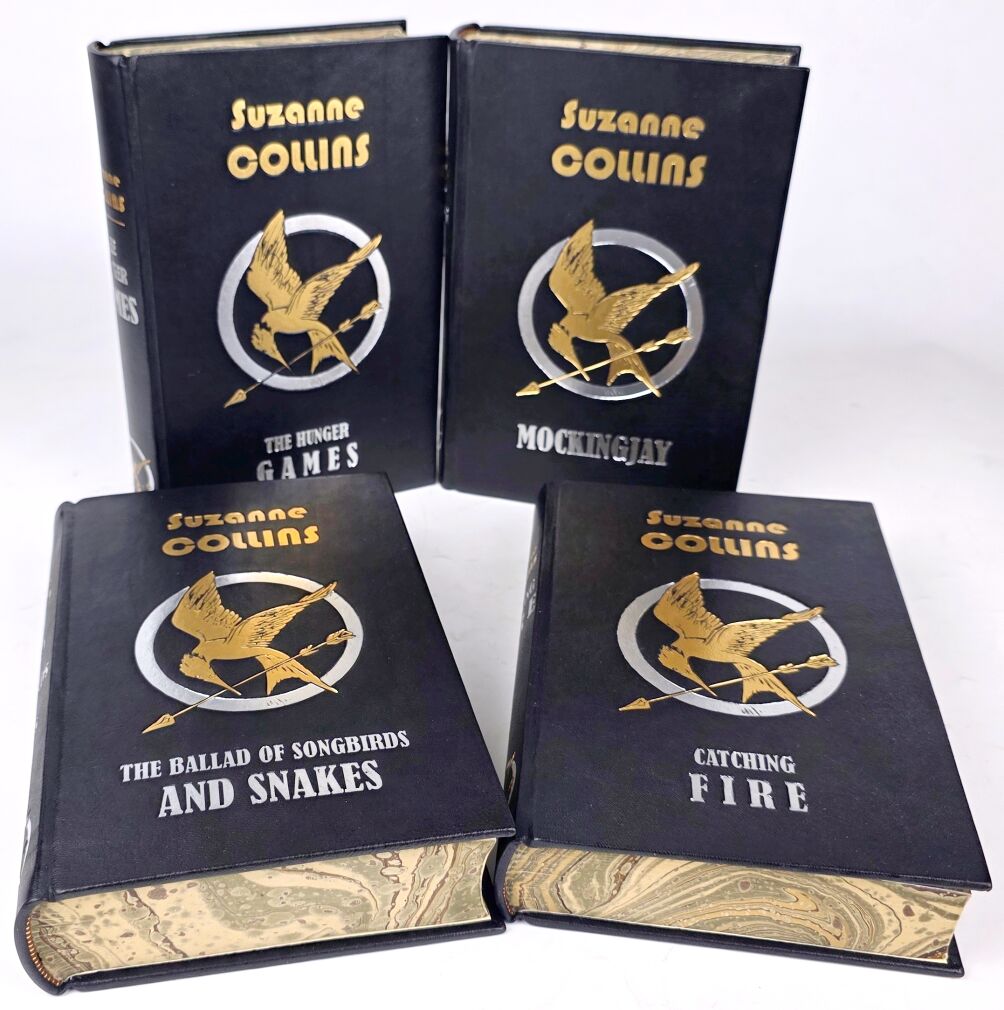 Suzanne Collins - The Hunger Games Series. Leatherbound Set: Limited Edition, Signed & Numbered