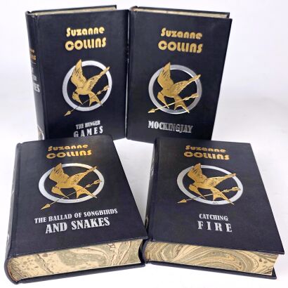 Suzanne Collins - The Hunger Games Series. Leatherbound Set: Limited Edition, Signed & Numbered