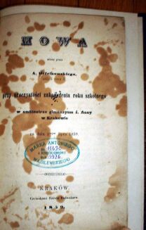 BEŁCIKOWSKI- WACŁAW Z POTOKA POTOCKI wyd. 1868r. - 2