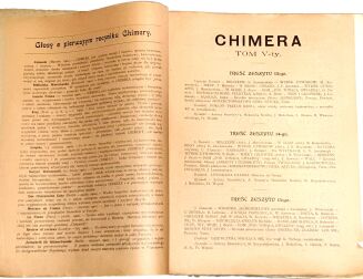 [Norwid] CHIMERA. Czasopismo literacko - artystyczne. Tom VI, zeszyt 16. Październik [1902] - 7