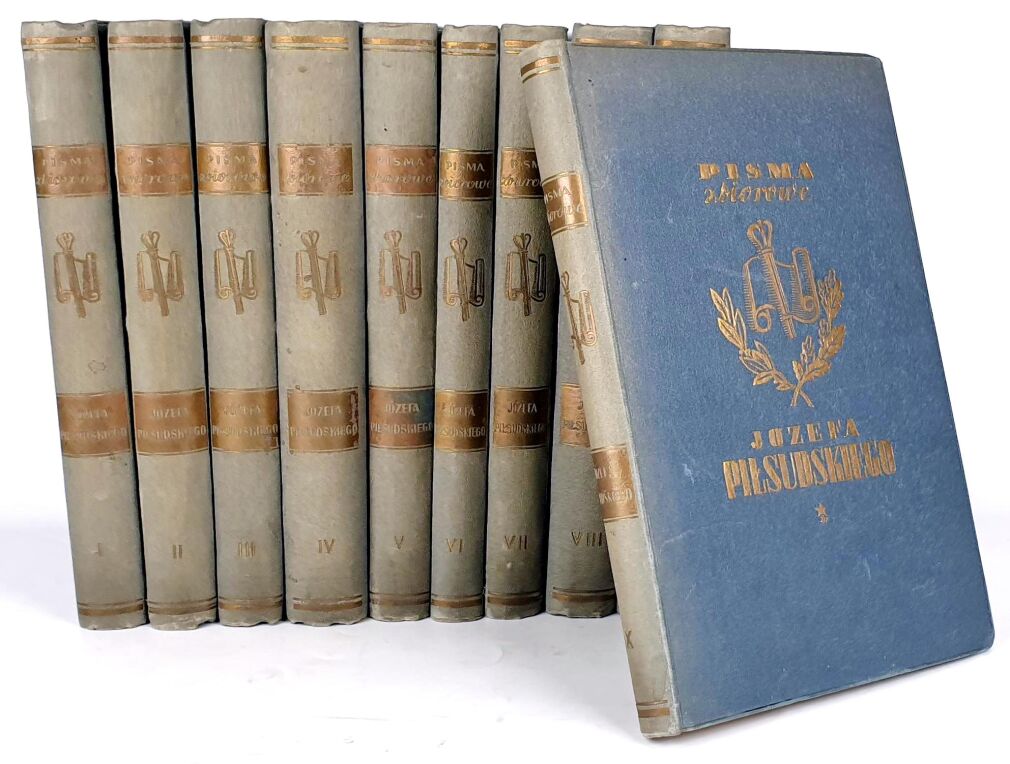 PIŁSUDSKI- PISMA ZBIOROWE t.1-10 (komplet) wyd. 1937