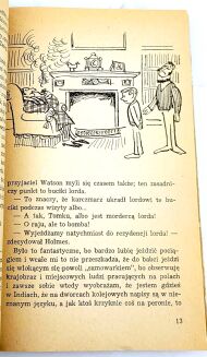 TAFEL- WAKACJE Z SHERLOCKIEM HOLMESEM Klub Siedmiu Przygód 1969 - 6