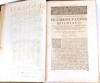 [MEDYCYNA] SENERET z WROCŁAWA - OPERA OMNIA. T.1-2 [w 1 wol.]. Wyd. 1667, 1666 - 3