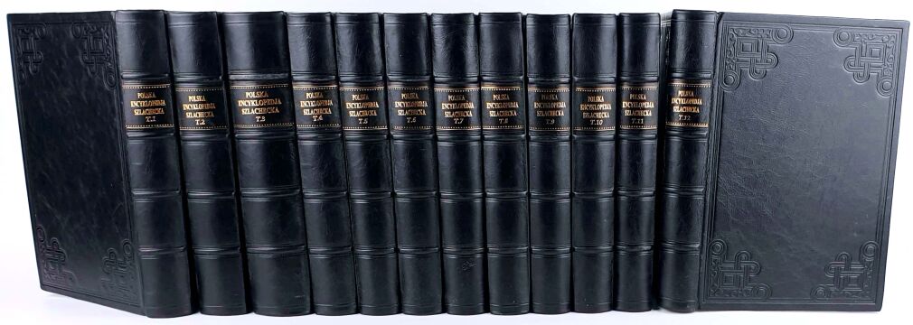 POLSKA ENCYKLOPEDIA SZLACHECKA t. I-XII oryginał skóra