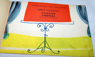KONOPNICKA- DWIE PIOSENKI wyd. 1958 il. Pucek - 2