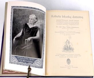 FISHER-DUCKELMANN- KOBIETA LEKARKĄ DOMOWĄ wyd. 1928r. PIĘKNA OPRAWA - 5