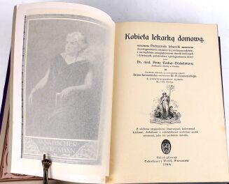 FISHER-DUCKELMANN- KOBIETA LEKARKĄ DOMOWĄ wyd. 1928r. PIĘKNA OPRAWA - 6