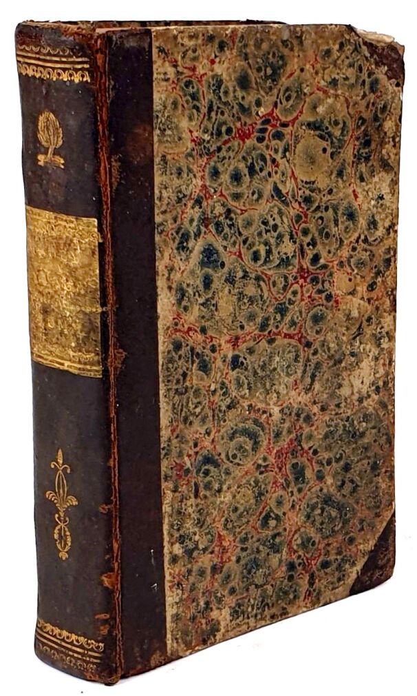 YOUNG - NOCY YUNGA Tom 1 1809,  piękny półskórek z księgozbioru Feliksa Wężyka w Mroczeniu