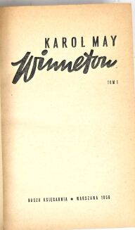 KAROL MAY - WINNETOU komplet wyd. 1956 ilustrował Stanisław Rozwadowski - 5