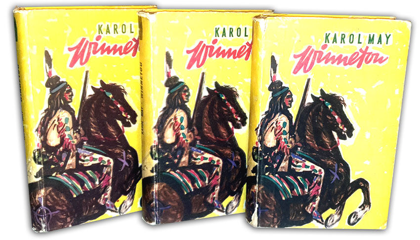 MAY- WINNETOU komplet wyd. 1956 ilustrował Stanisław Rozwadowski