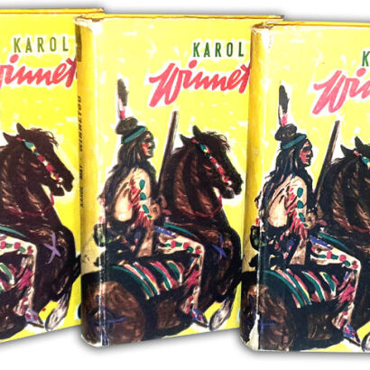 MAY- WINNETOU komplet wyd. 1956 ilustrował Stanisław Rozwadowski