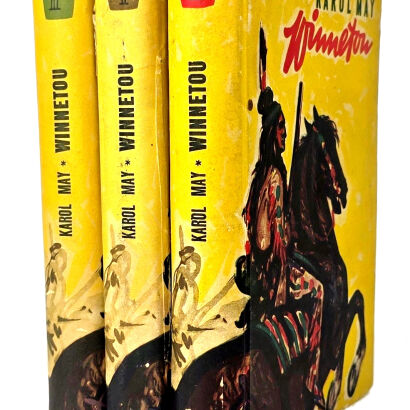 KAROL MAY - WINNETOU komplet wyd. 1956 ilustrował Stanisław Rozwadowski