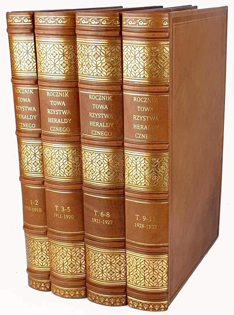 ROCZNIK TOWARZYSTWA HERALDYCZNEGO WE LWOWIE t. I-XI  rok 1908-1932