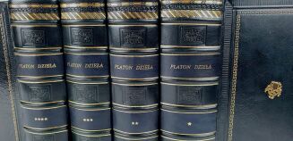 PLATON- DZIEŁA 4wol. 1958-60, kolekcja w skórzanej oprawie - 2