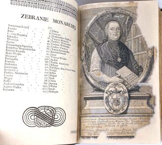 ŁUBIEŃSKI - SWIAT WE WSZYSTKICH SWOICH CZĘSCIACH WIĘKSZYCH I MNIEYSZYCH, TO IEST: W EUROPIE, AZYI, AFFRYCE Y AMERYCE, W MONARCHIACH, KROLESTWACH, XIĘSTWACH. Wrocław 1740 - 7