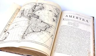 ŁUBIEŃSKI - SWIAT WE WSZYSTKICH SWOICH CZĘSCIACH WIĘKSZYCH I MNIEYSZYCH, TO IEST: W EUROPIE, AZYI, AFFRYCE Y AMERYCE, W MONARCHIACH, KROLESTWACH, XIĘSTWACH. Wrocław 1740 - 16