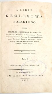 BANDTKIE- DZIEJE KRÓLESTWA POLSKIEGO t.1-2 1820 ryciny - 9