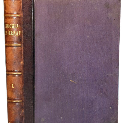 GRAFF- HODOWLA ZWIERZĄT  t.1 wyd. 1886 hodowla koni, ryciny