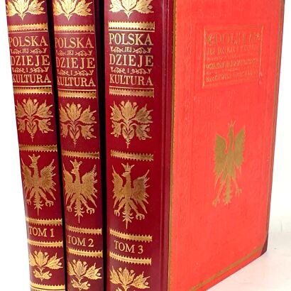 POLSKA JEJ DZIEJE I KULTURA t. I-III [komplet] oryginał