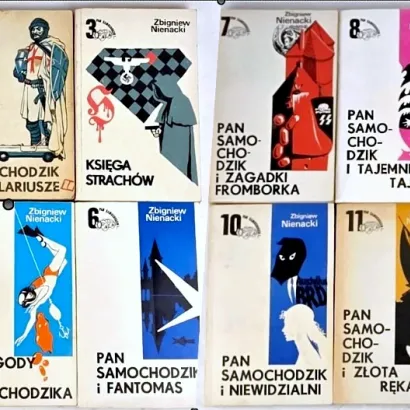 NIENACKI- PAN SAMOCHODZIK t. I-XII komplet BIAŁA SERIA