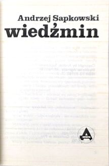 Andrzej Sapkowski - Wiedzmin The Witcher first edition - 5
