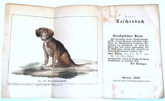 VON SCHULTES -  NEUES TASCHENBUCH FÜR NATUR- FORST- UND JAGDFREUNDE 1847 - 2