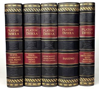 PLATON- DZIEŁA 5wol. 1958-60, kolekcja w skórzanej oprawie - 2