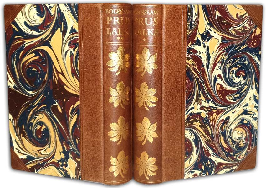 PRUS- LALKA wyd. 1897 t. 1-2 [komplet w 2 wol.] półskórek