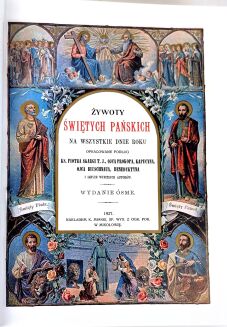 ŻYWOTY ŚWIĘTYCH PAŃSKICH wyd. 1927 oprawa wydawnicza - 4