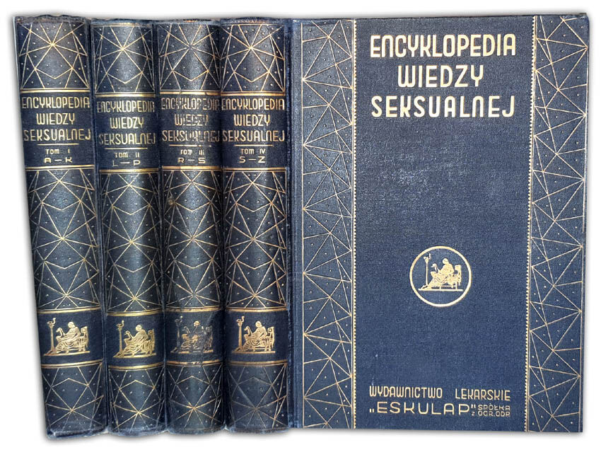 MARCUSE; HIGIER- ENCYKLOPEDIA WIEDZY SEKSUALNEJ t.1-4 [komplet w 4 wol.] wyd.1937