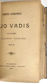 SIENKIEWICZ - QUO VADIS wydanie 1 z 1896r. - 6