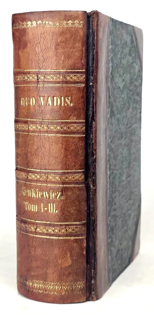 SIENKIEWICZ - QUO VADIS wydanie 1 z 1896r.