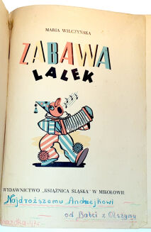 WILCZYŃSKA- ZABAWA LALEK, ilustracje Jóżef Zięba - 2